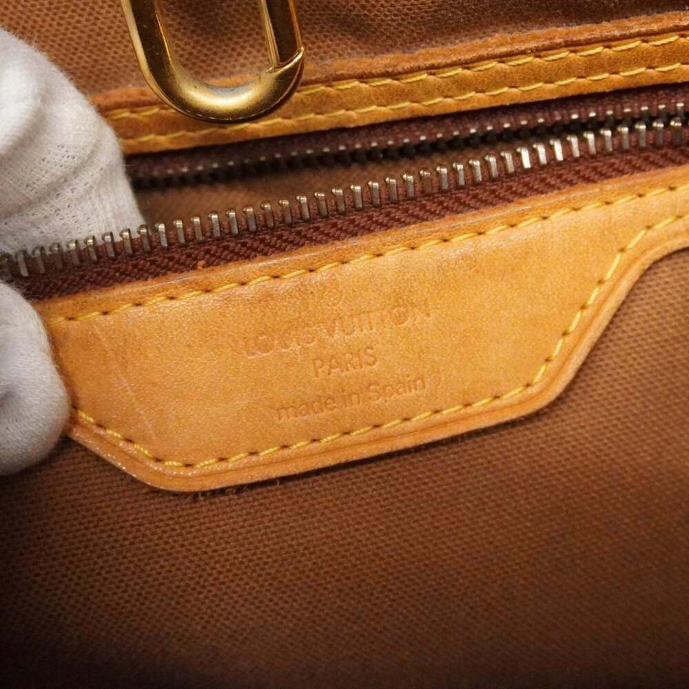 LOUIS VUITTON Authentic Brown Monogram Tote Bag - Picture 5 of 13